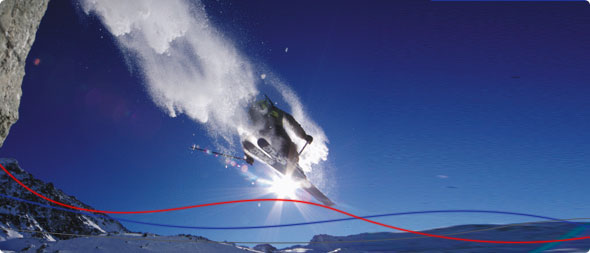 Groupe skieur à VALLOIRE