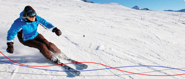 skieuse à VALLOIRE